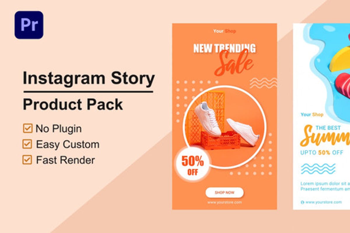Product Promo Instagram Stories Mogrt 07