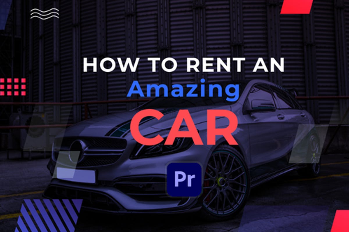 Car Rent Slideshow | Premiere Pro MOGRT