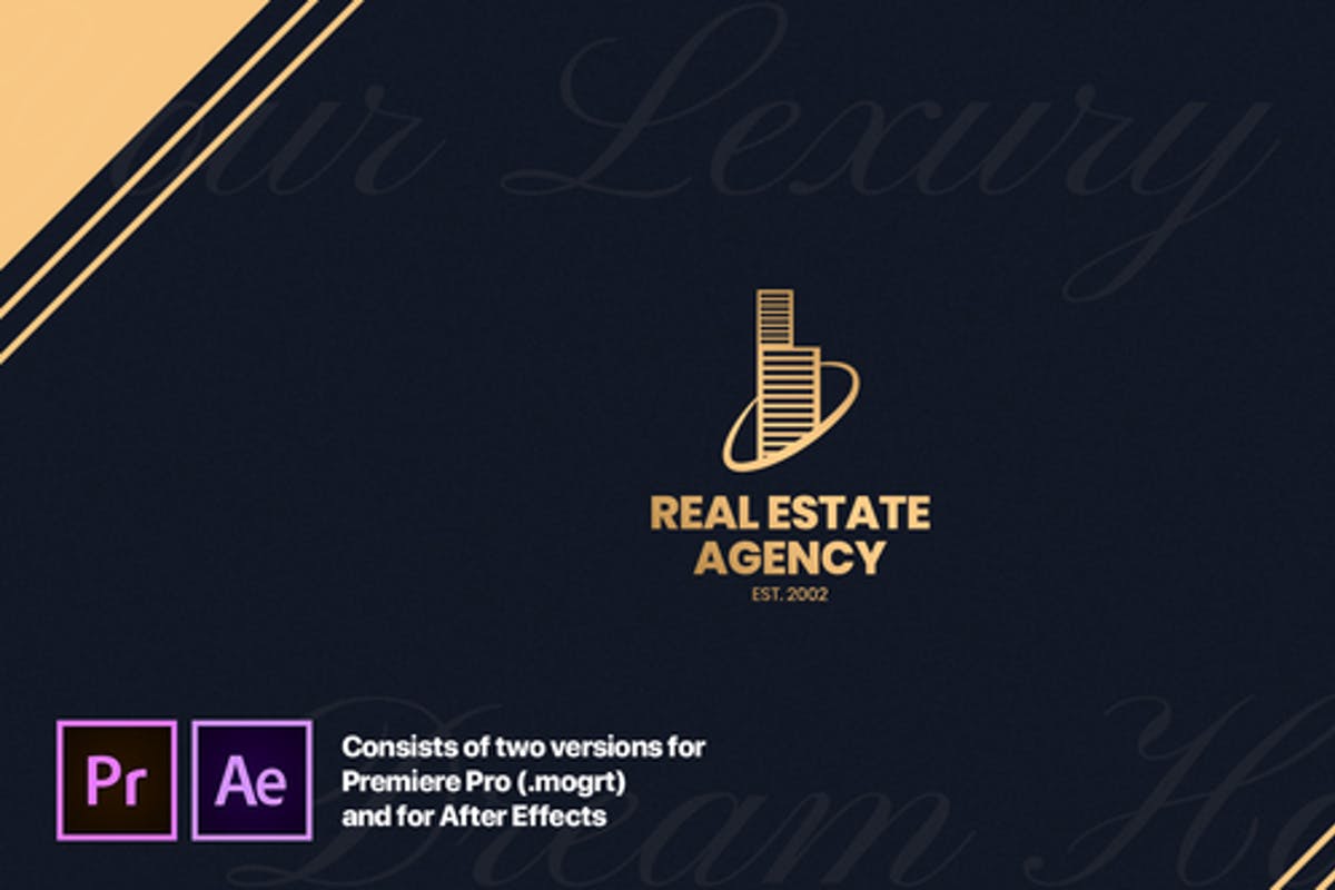 Real Estate Agency Premiere Pro templates Product Promo