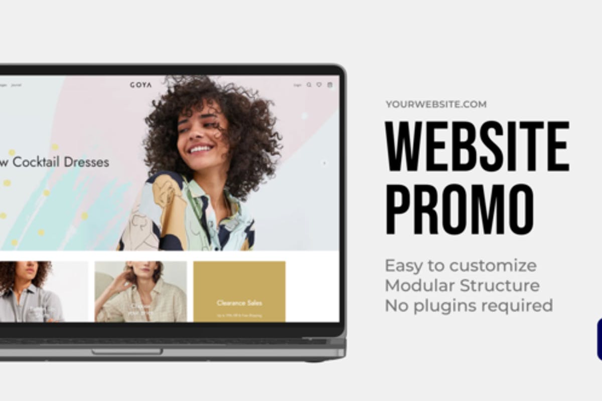 Fast Clean Website Promo for Premiere Pro