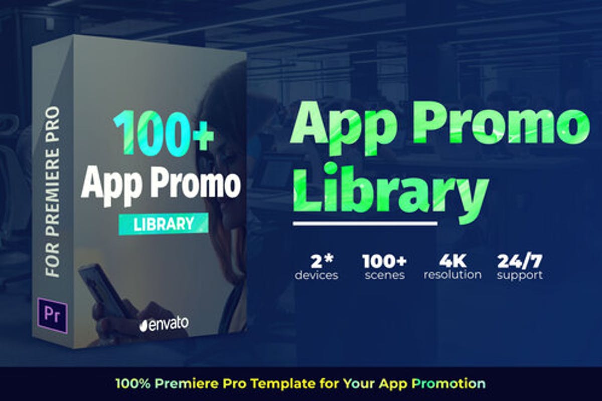 App Promo product promo video templates for Premiere Pro