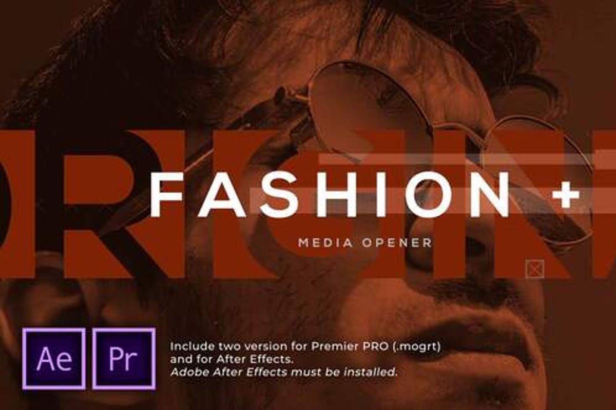 Fashion Plus Media Opener Product Promo for Premiere Pro