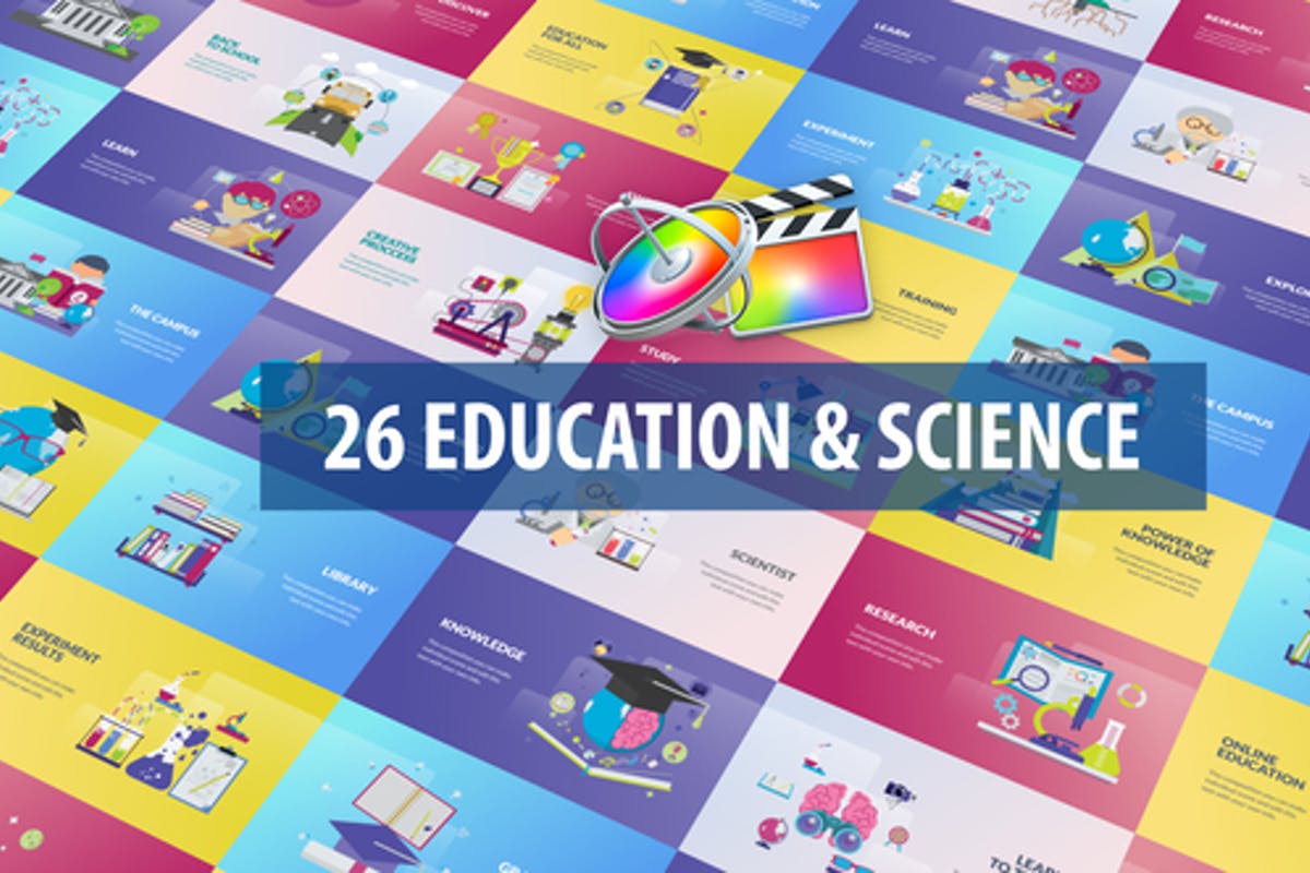 Education and Science Animation For Apple Motion and Final Cut Pro
