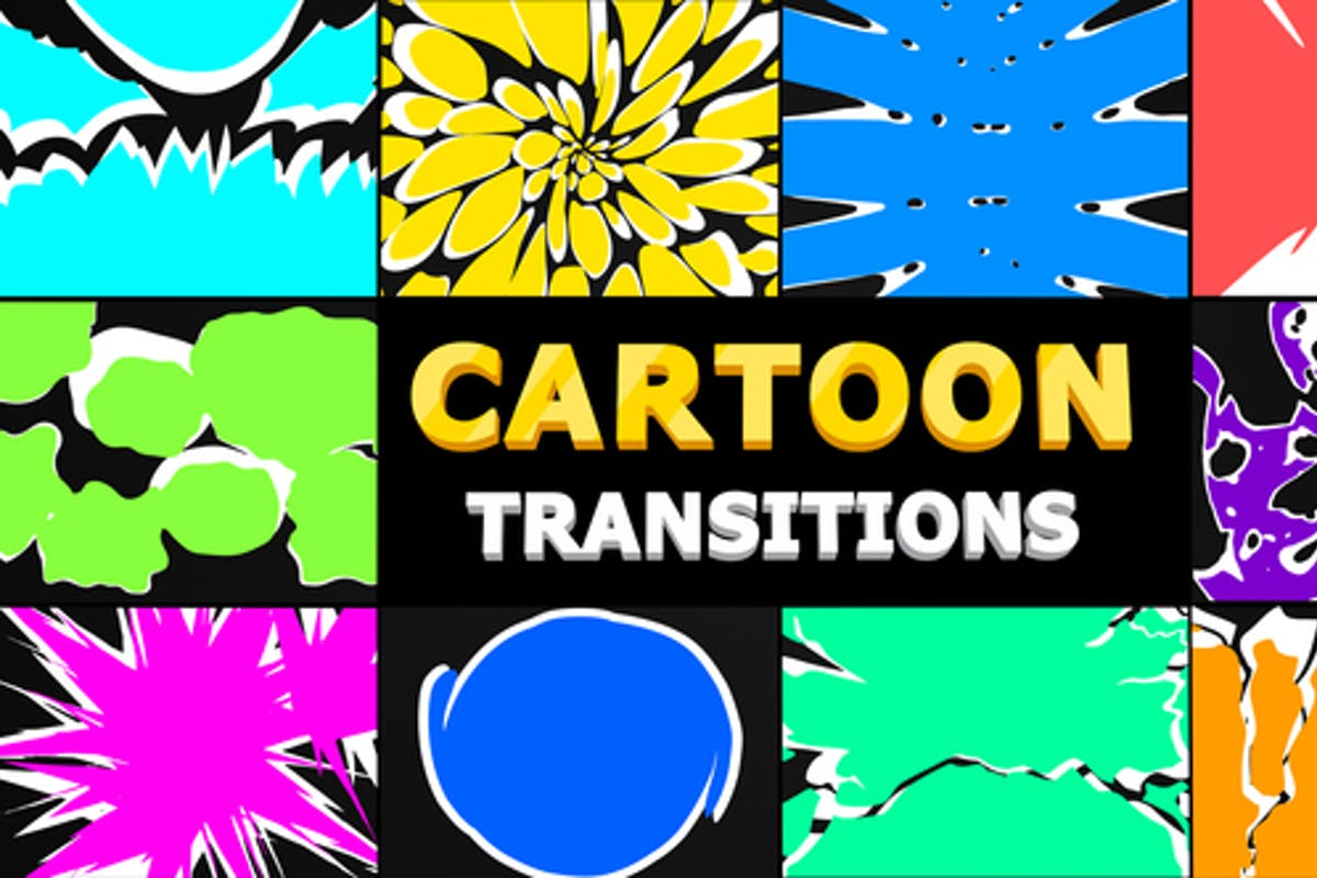 Cartoon Transitions For Final Cut Pro