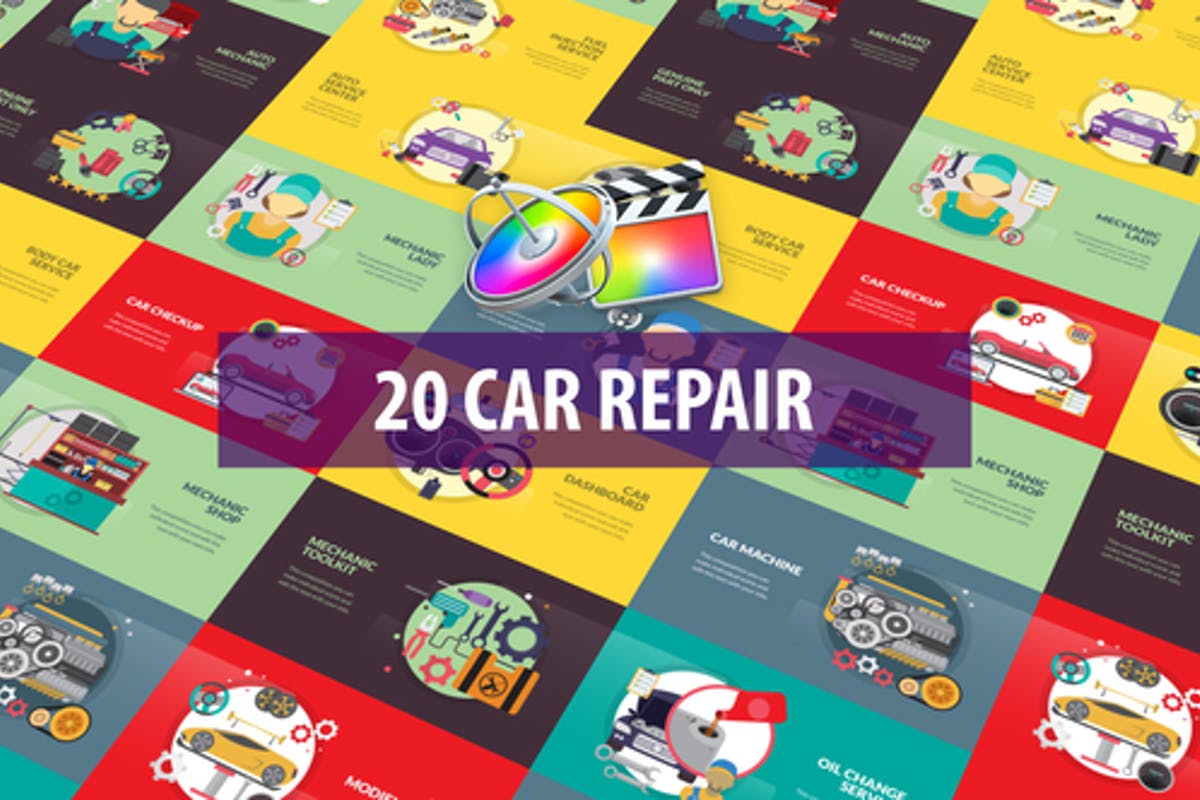 Car Repair Animation | Apple Motion & FCPX