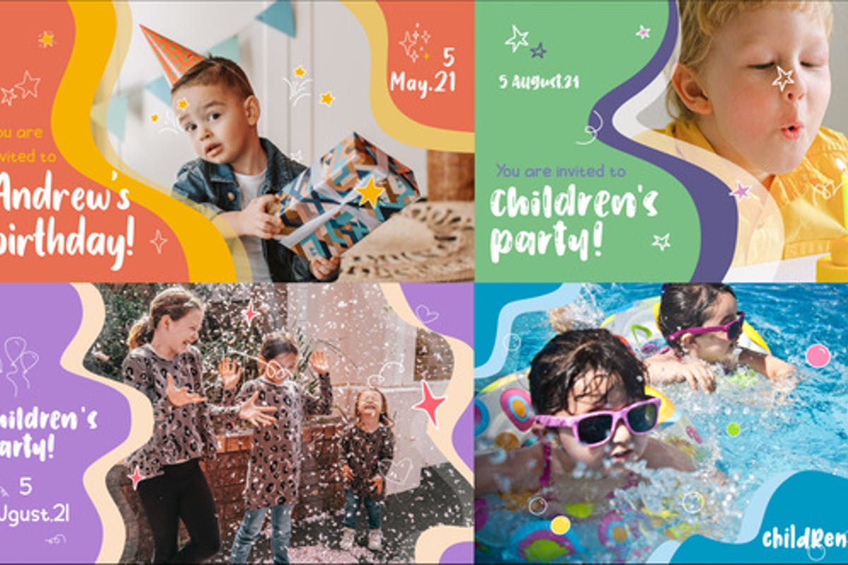 Kids Party Slideshow For Final Cut Pro