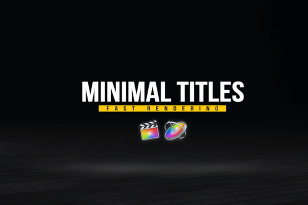 Minimal Titles Pack for FCPX
