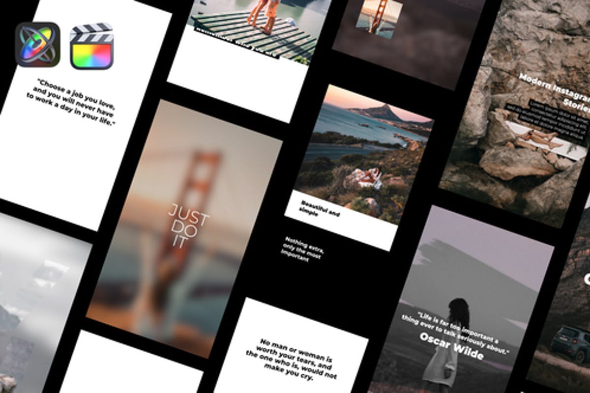 Modern Instagram Stories For Final Cut & Apple Motion