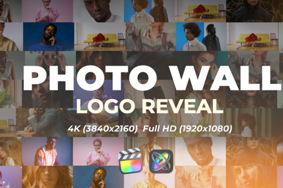Photo Wall Logo Reveal For Final Cut & Apple Motion