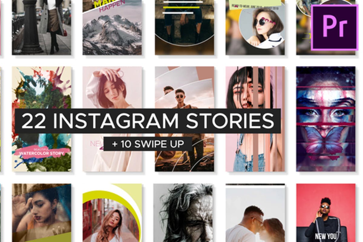 Fresh Instagram Stories For Premiere PRO