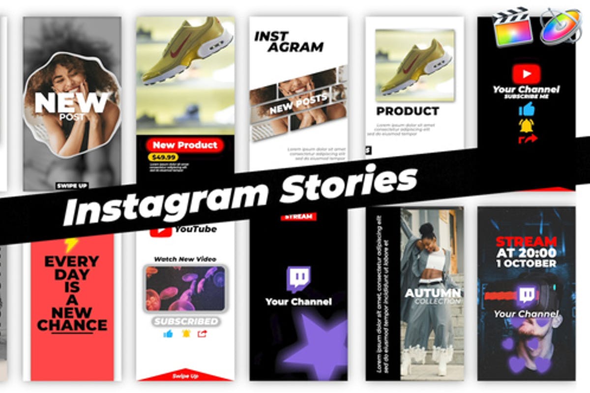 Instagram Stories For Final Cut & Apple Motion