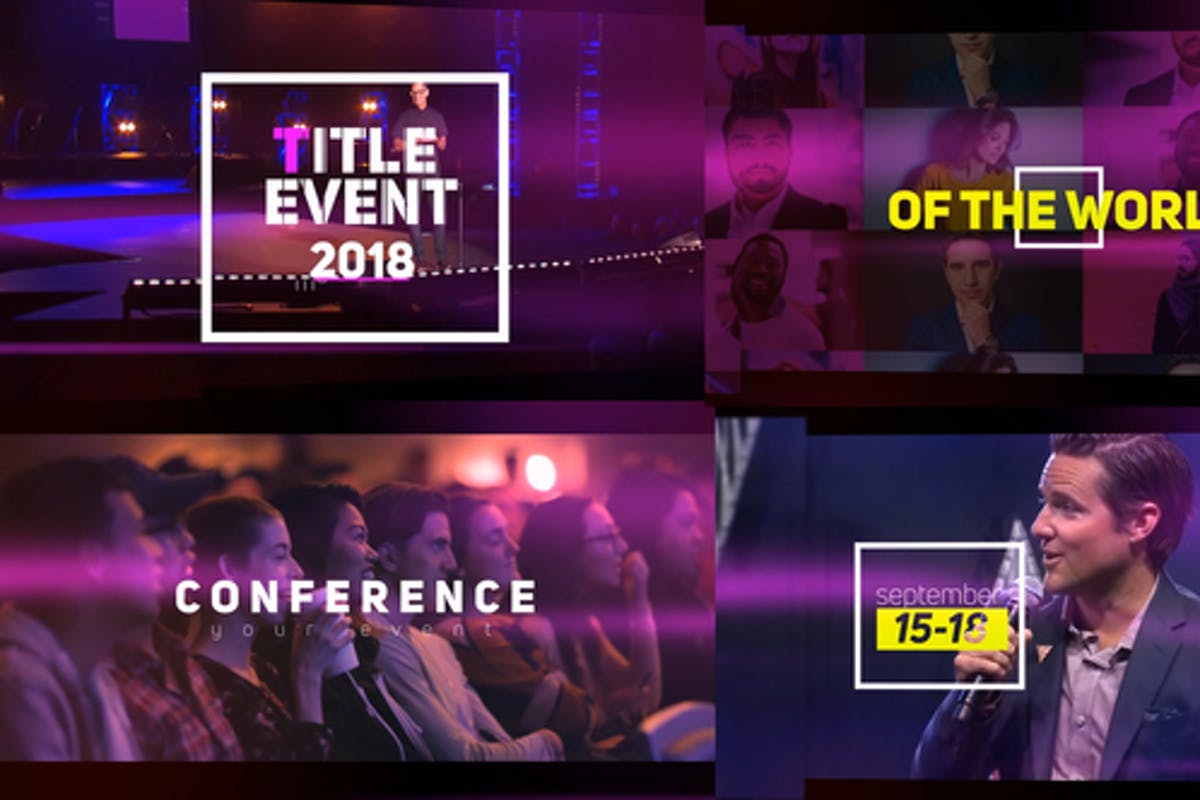 Modern Event For Premiere Pro templates