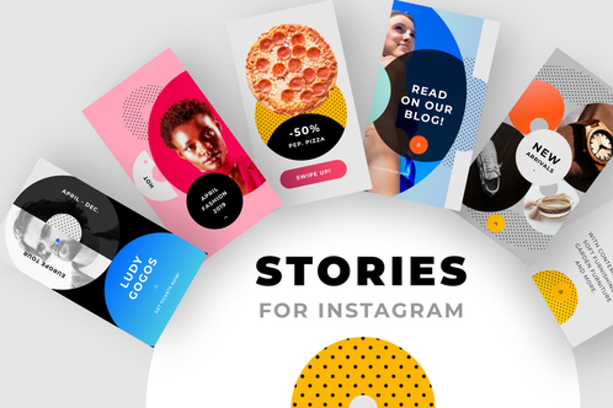 Instagram Stories Pack No. 1 For Premiere Pro templates