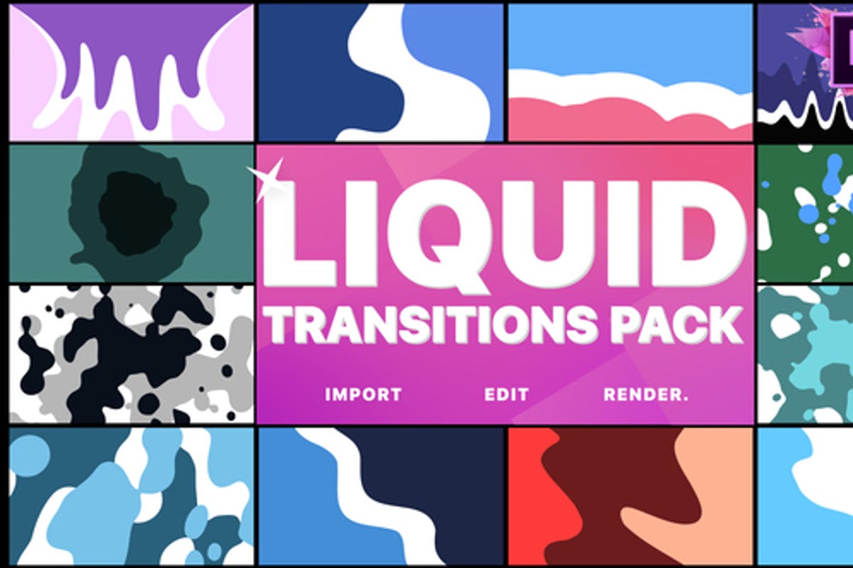 Liquid Motion Transitions | Premiere Pro MOGRT