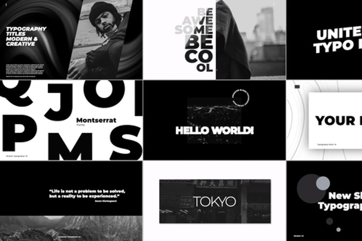 Typography Titles 1.0 | Premiere Pro (MOGRT)