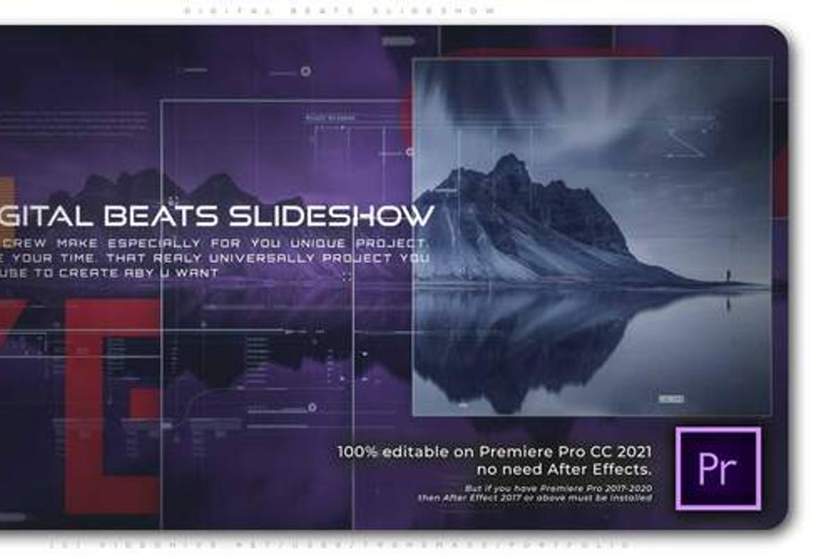 Digital Beats Slideshow For Premiere Pro