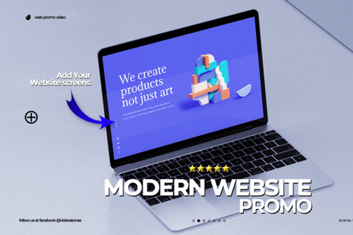 Modern Website Promo Premiere Pro