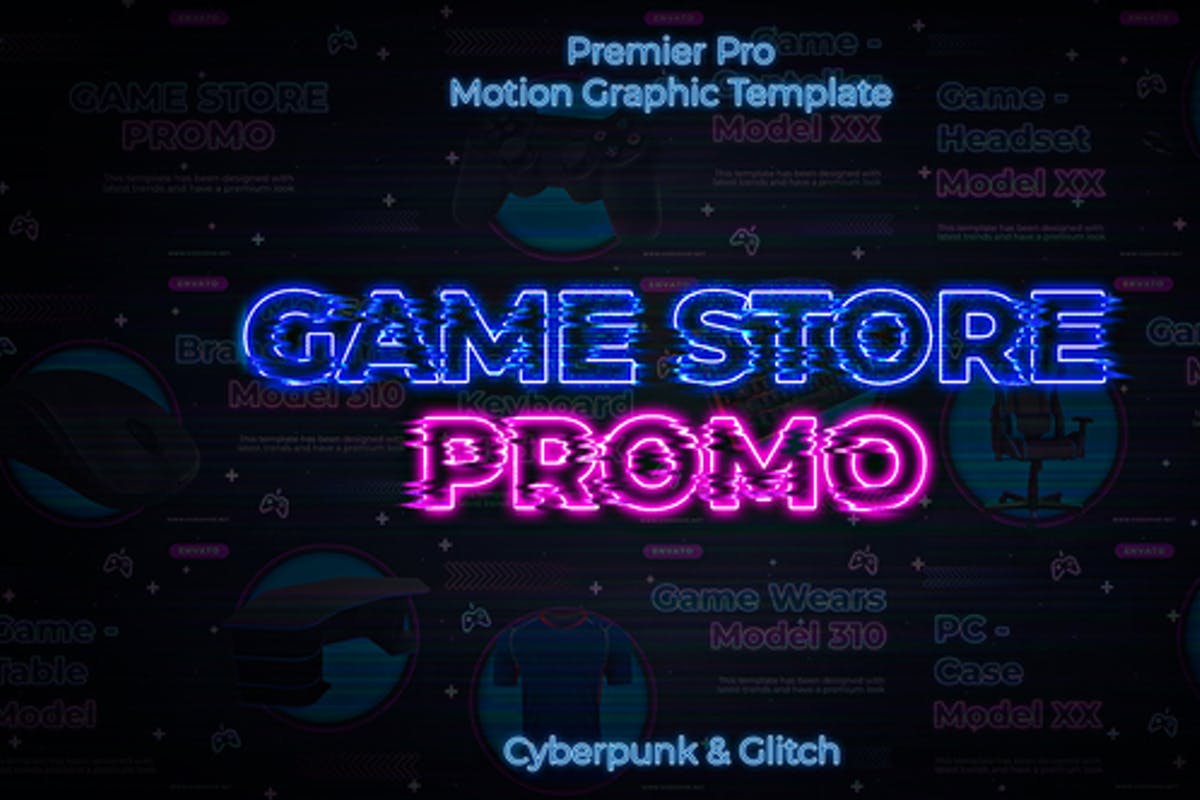 Game Store Promo For Premiere Pro