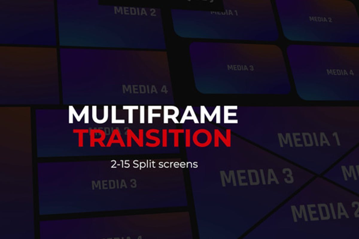 Multiscreen Transition For Premiere Pro