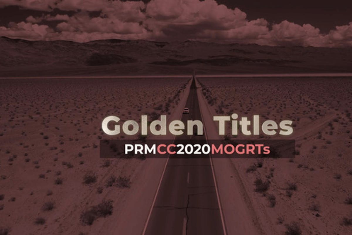 Golden Titles for Premiere Pro