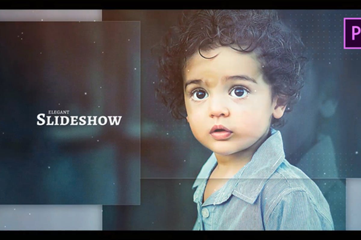 Clean Glass Slideshow for Premiere Pro