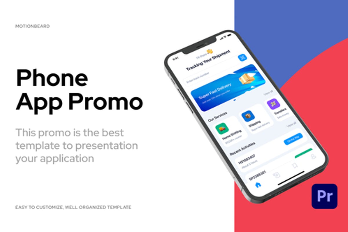 Phone App Promo for Premiere Pro