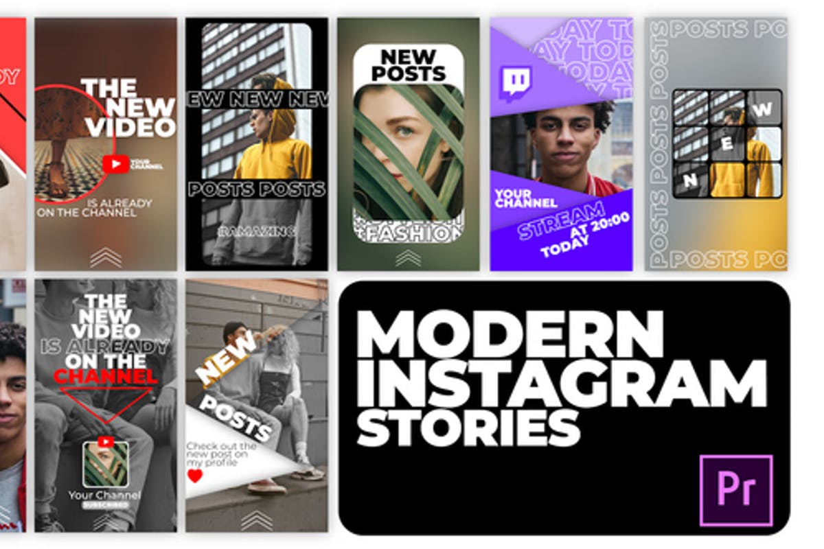 Modern Instagram Stories for Premiere Pro