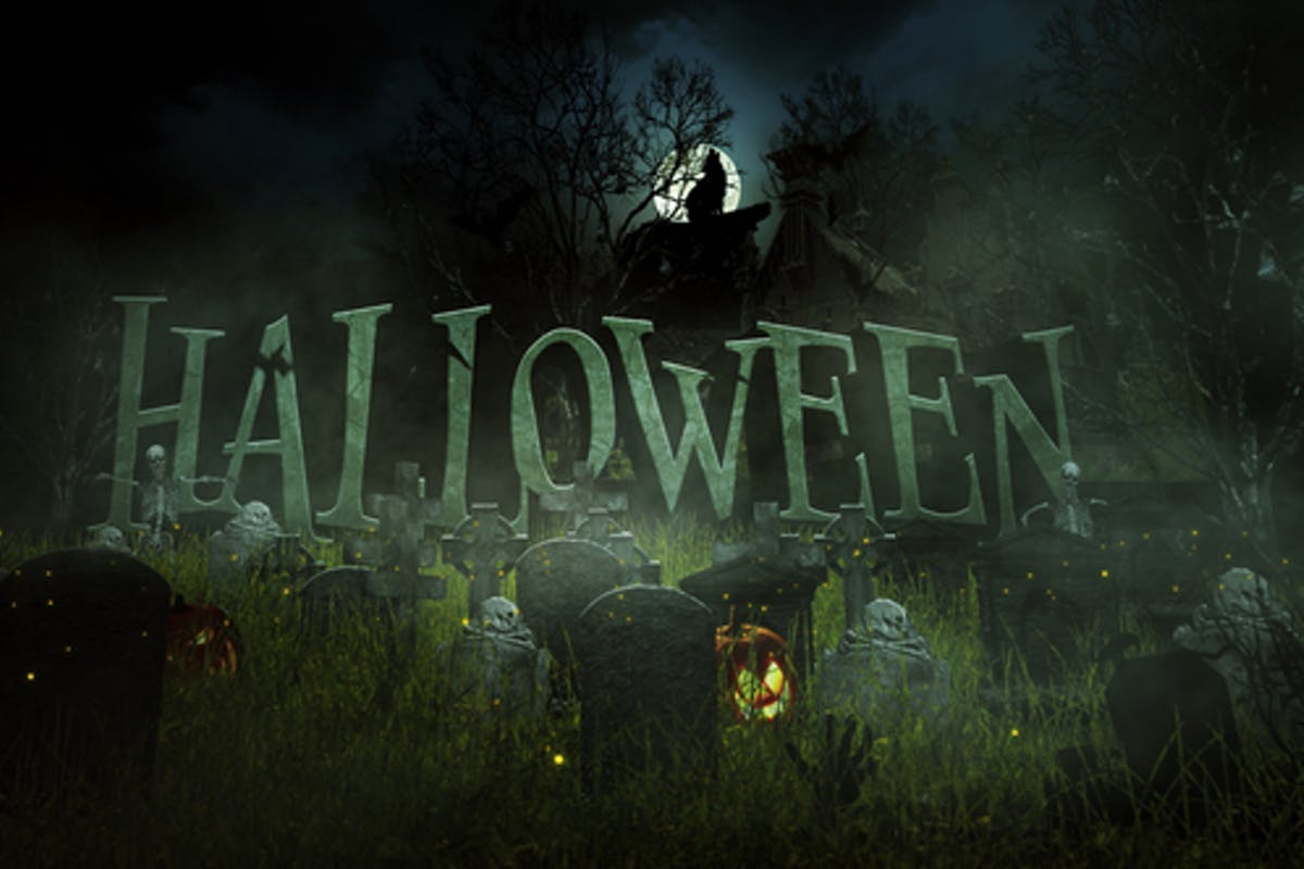 Halloween Logo Into for Premiere Pro