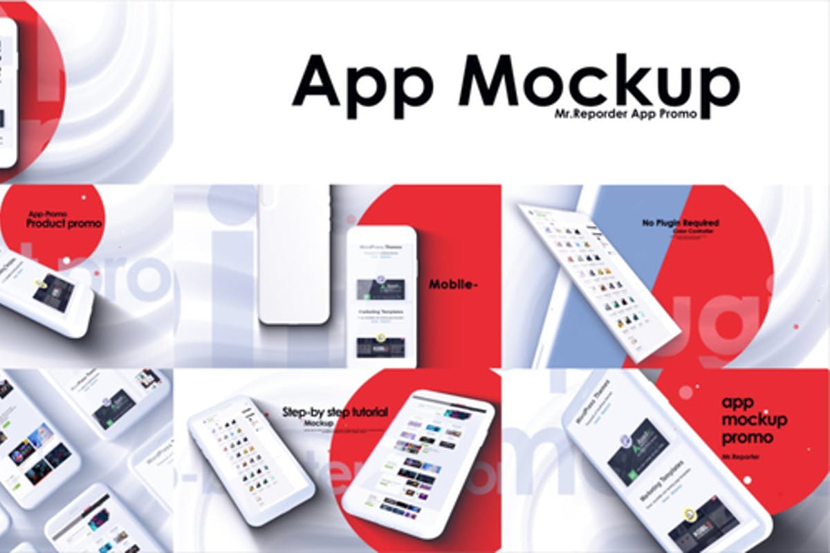 App Promo Mockup For Premiere
