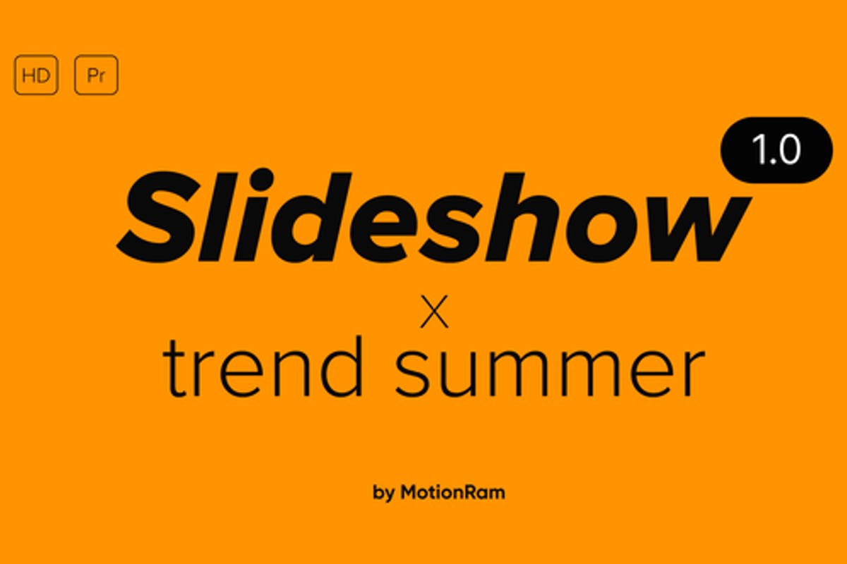 Trend Summer Slideshow - - for Premiere Pro | Essential Graphics