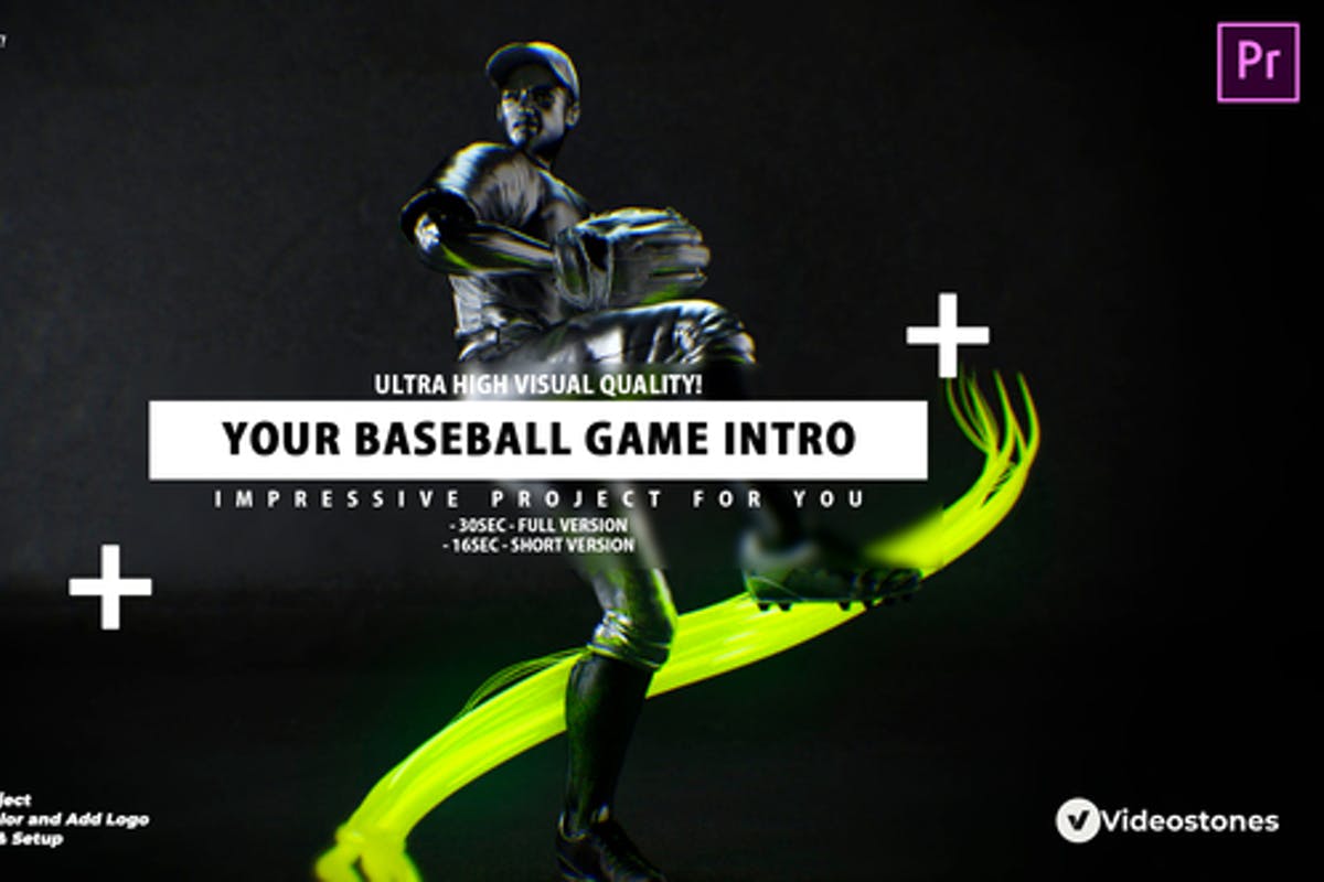 Your Baseball Intro - Baseball Promo Video Premiere Pro