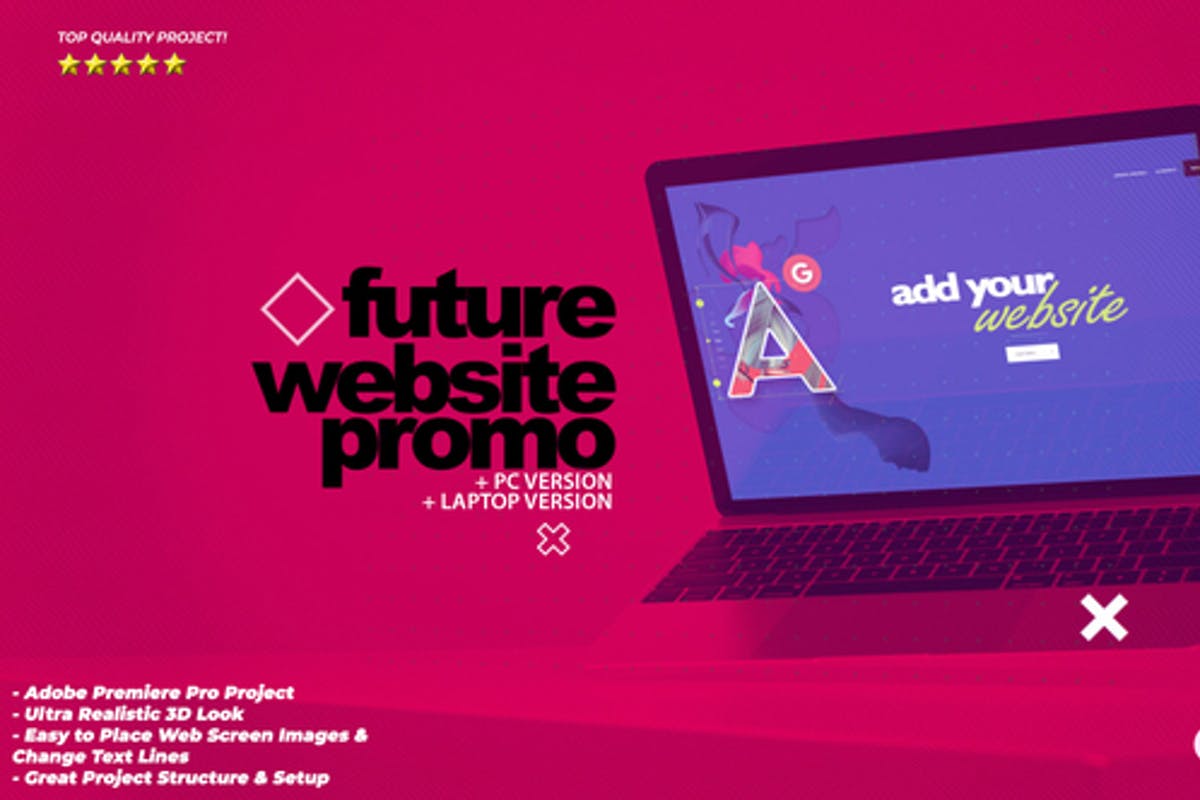 Future Website Promo - Web Demo Video Premiere Pro