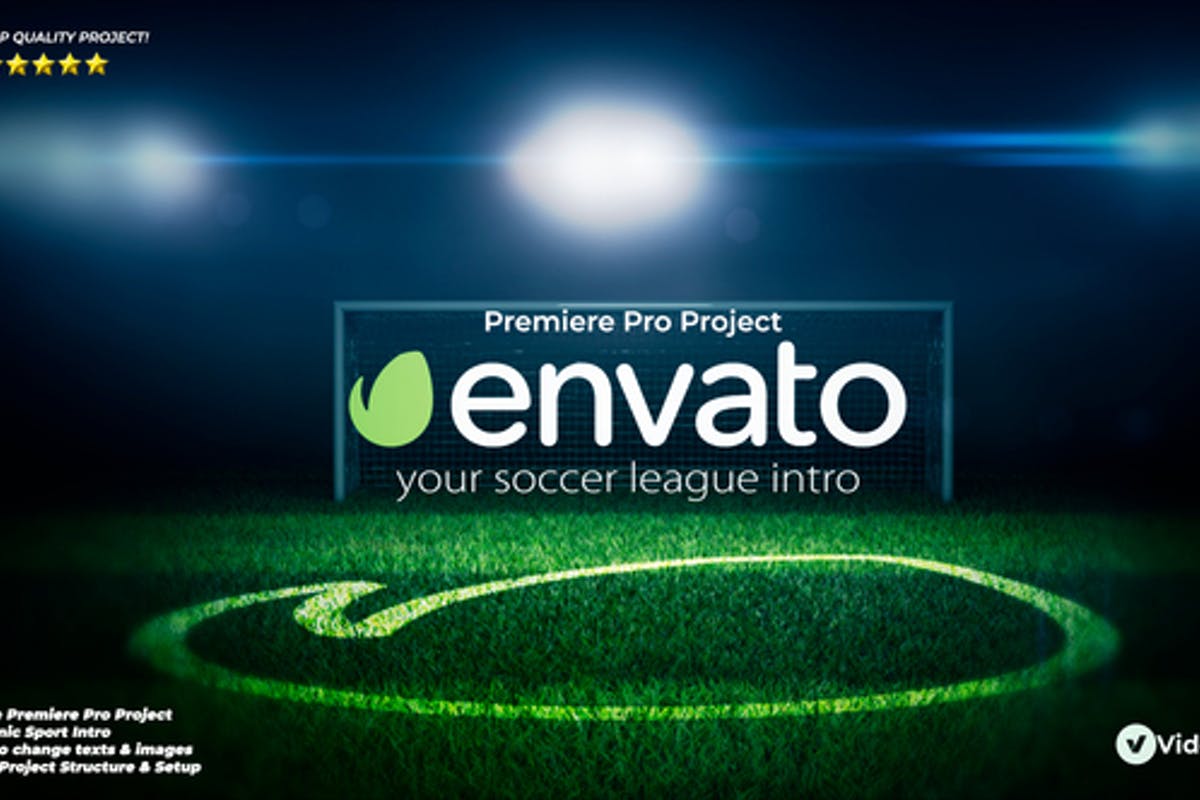 Soccer League Intro - Soccer Opener - Soccer Youtube Intro - Premiere Pro