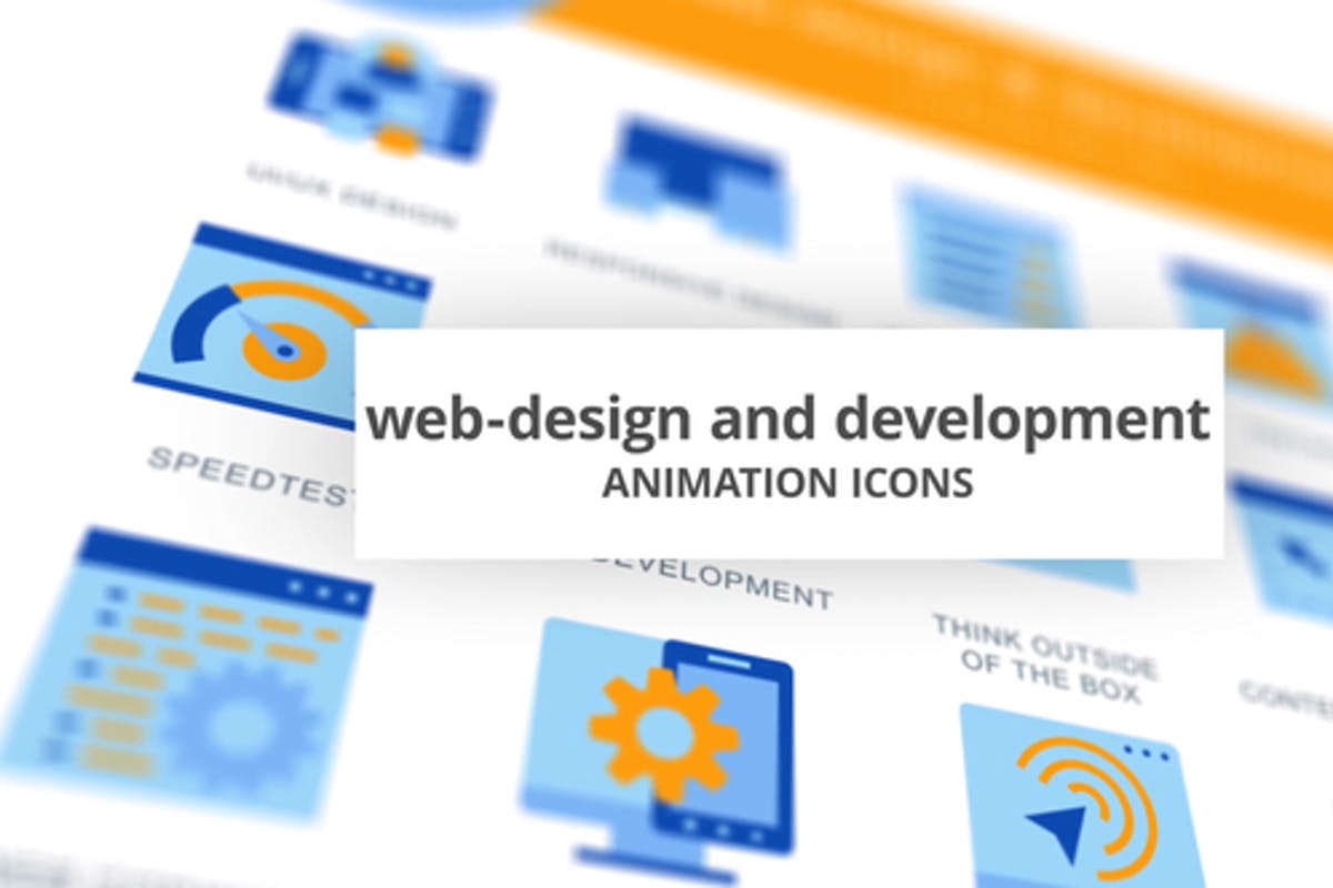 Web-Design & Development - Animation Icons