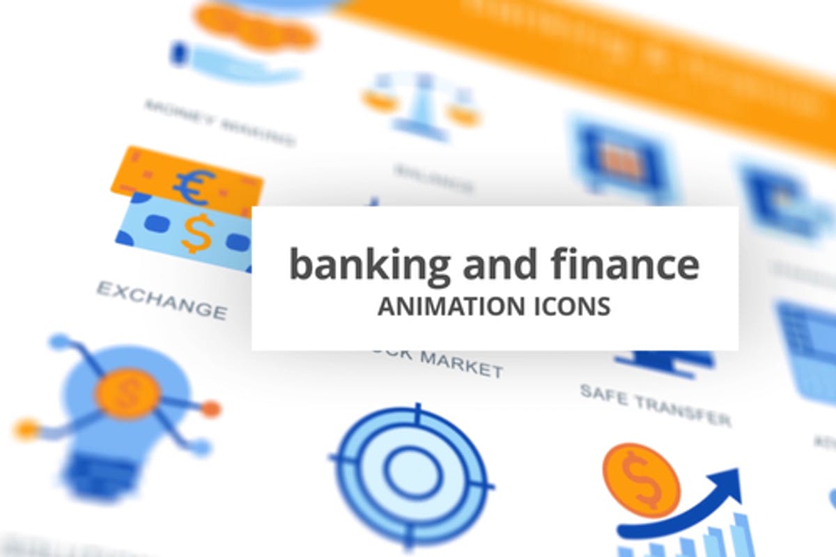 Banking & Finance - Animation Icons