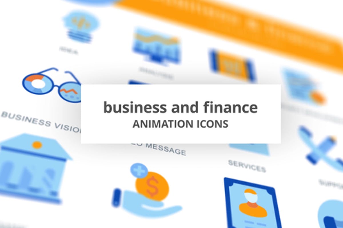 Business & Finance - Animation Icons