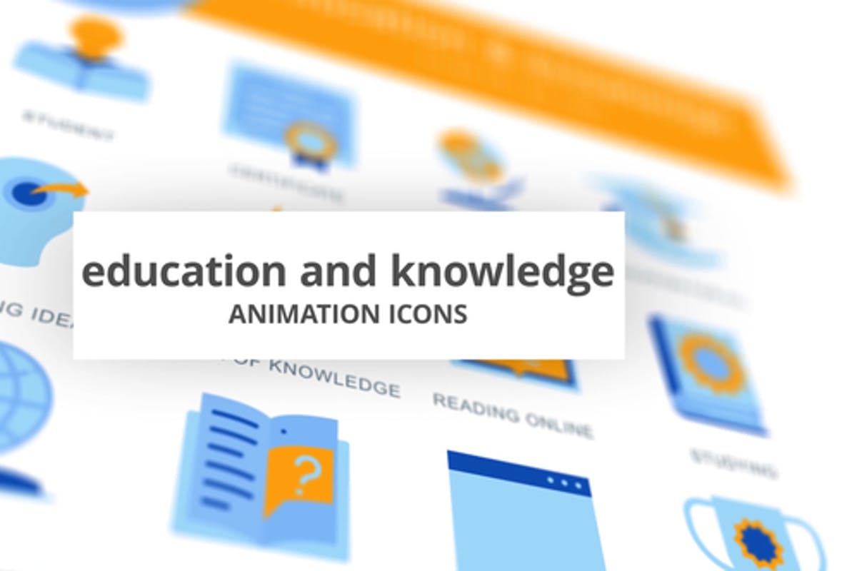 Education & Knowledge - Animation Icons