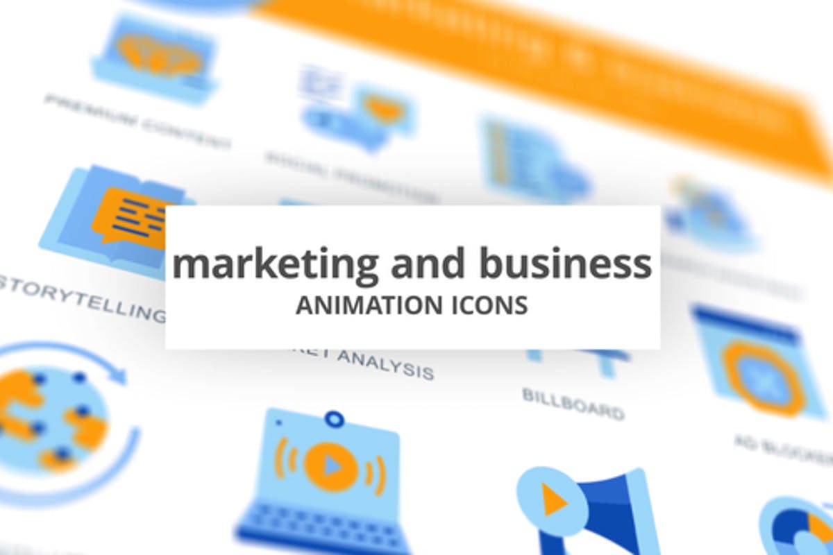 Marketing & Business - Animation Icons
