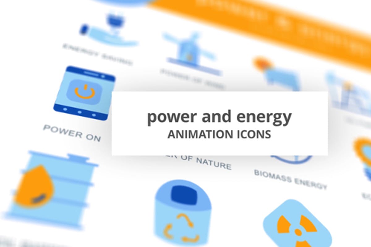 Power & Energy - Animation Icons