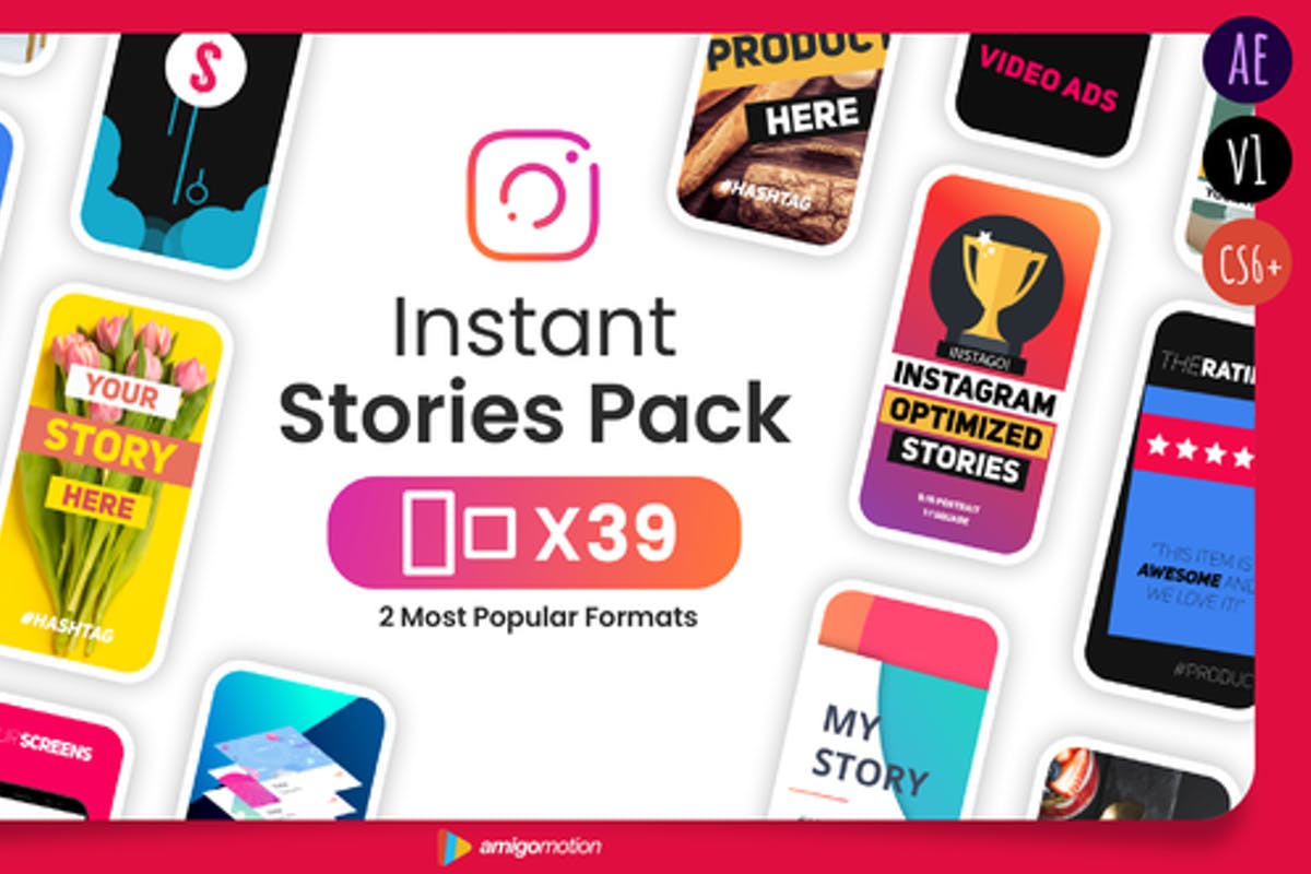 Instant Stories Pack - AE Version