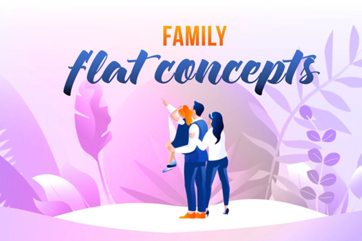 Family - Flat Concept For After Effects