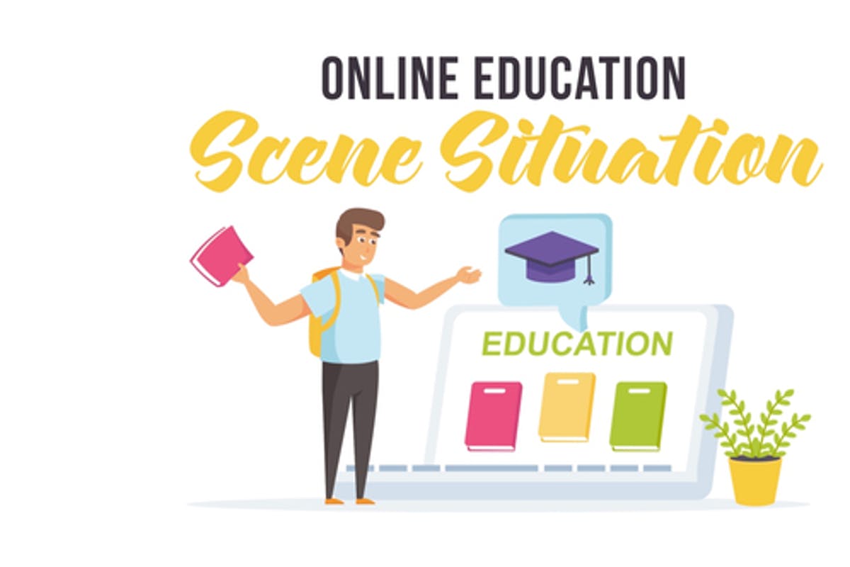 Online education - Scene Situation