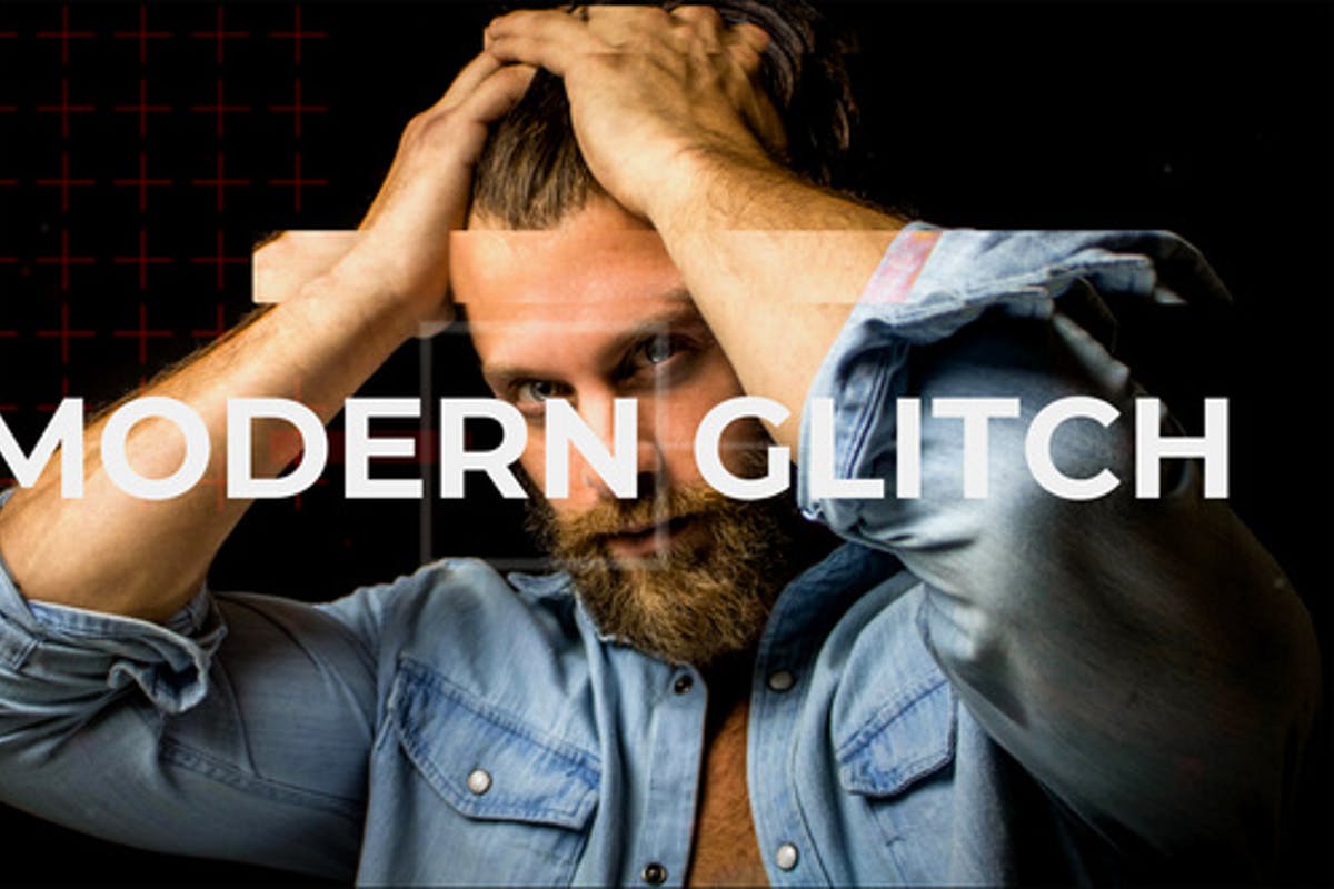 Modern Glitch Promo For DaVinci Resolve