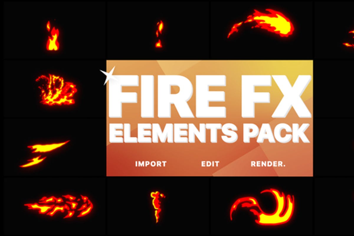 Flash FX Fire Elements DaVinci Resolve