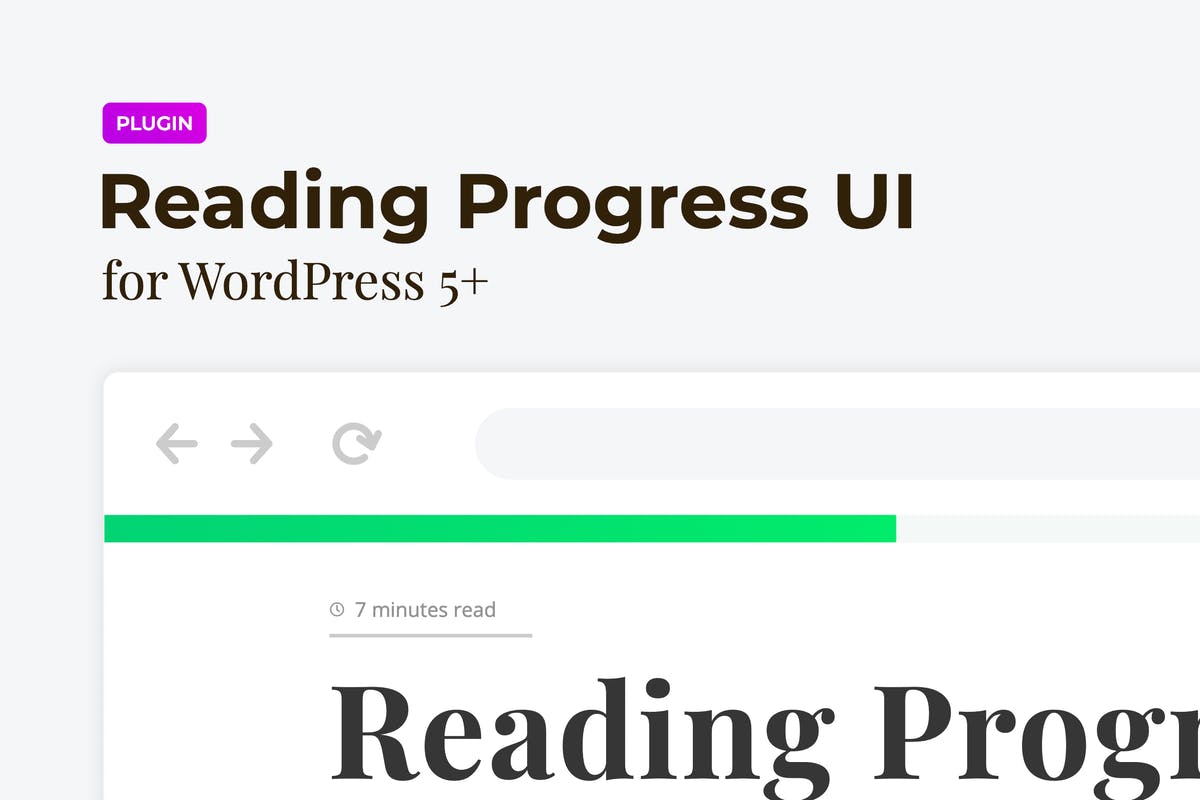 Reading Progress Bar for WordPress