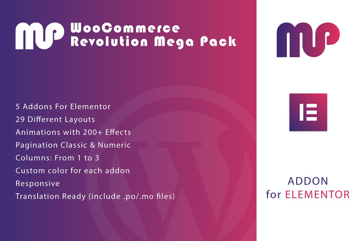 WooCommerce Revolution Mega Pack for Elementor