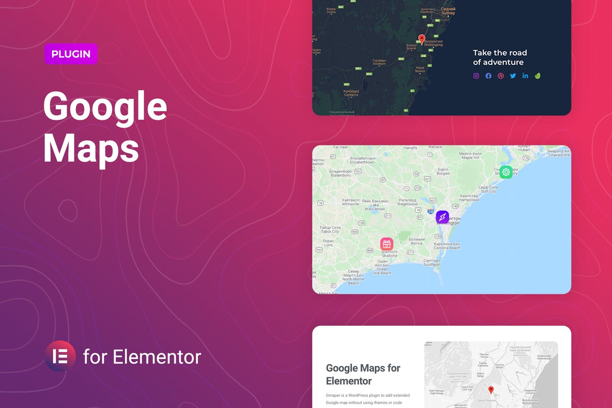 Google Maps for Elementor