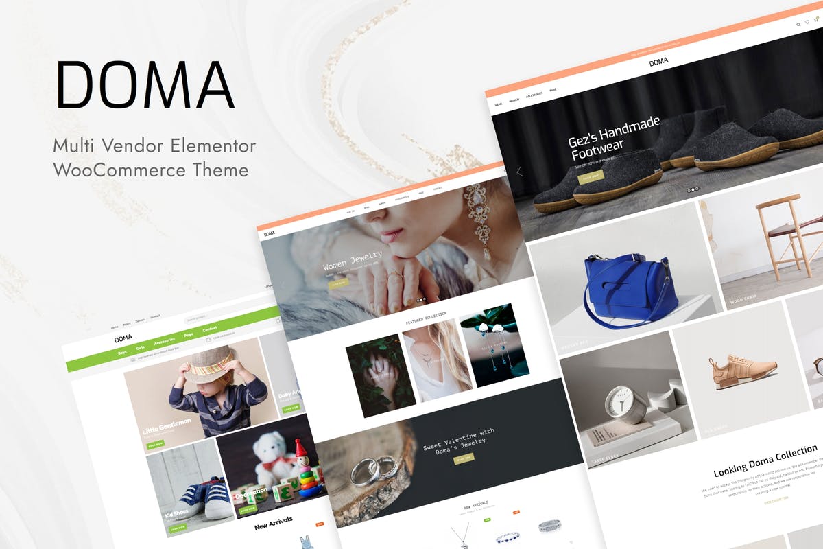 Doma - Multi Vendor Elementor WooCommerce Theme