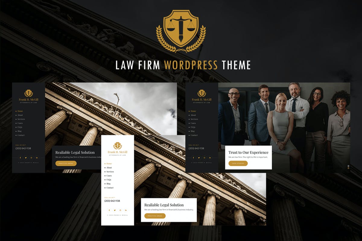 Mcgill - Law Firm WordPress Theme