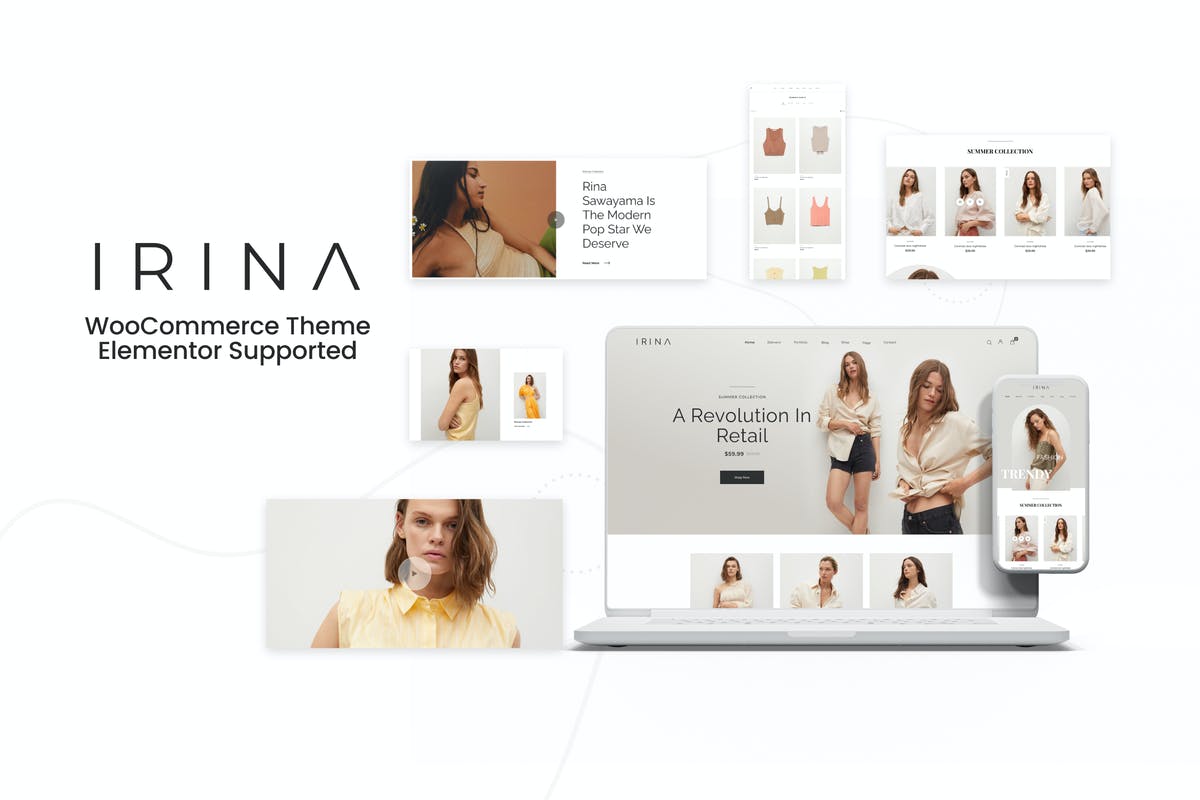 IRINA - Elementor WooCommerce for WordPress Theme
